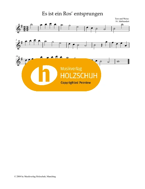 Es ist ein Ros entsprungen